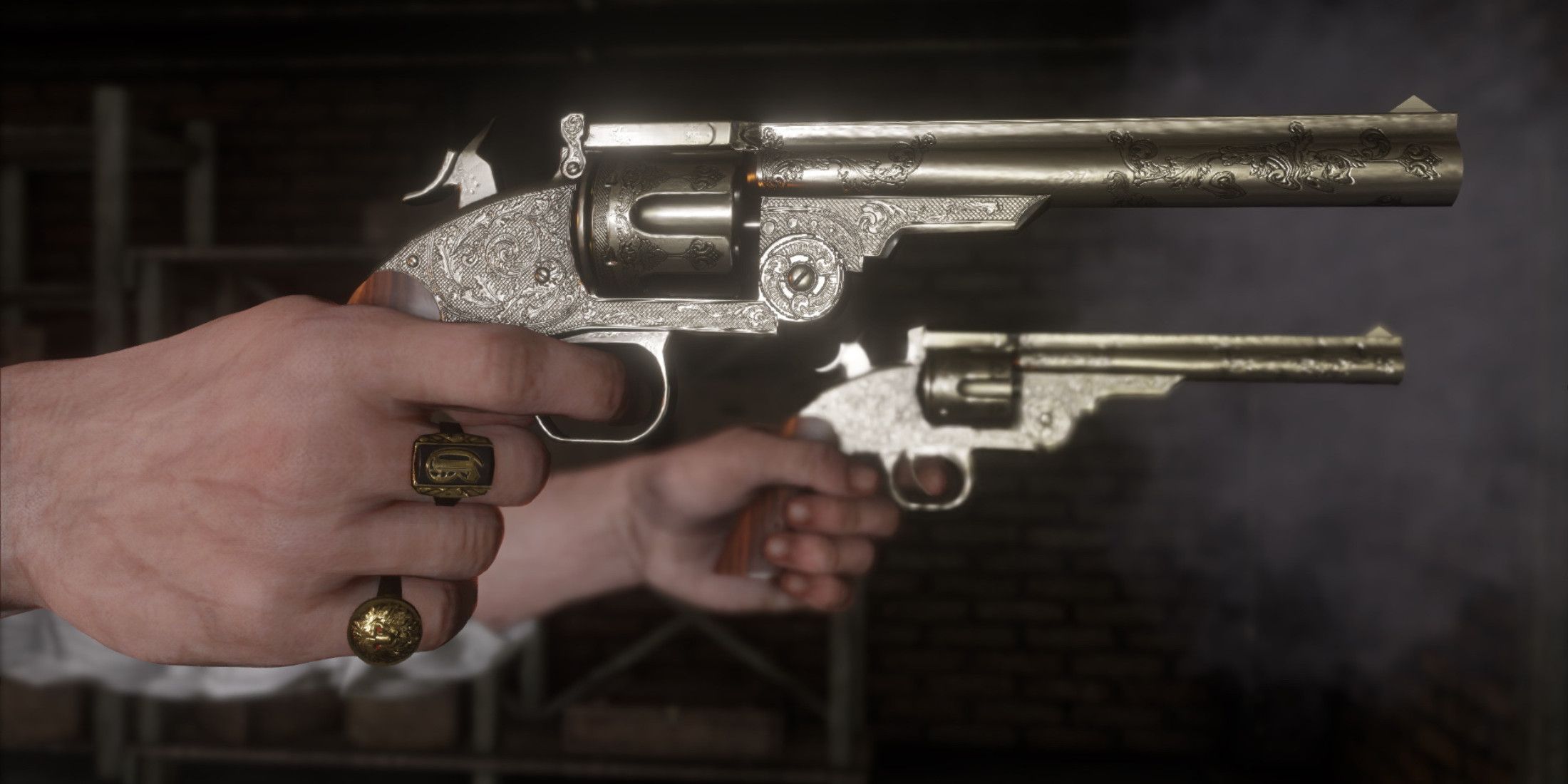 Red Dead Redemption 2 Dual-Wield Custom Revolvers