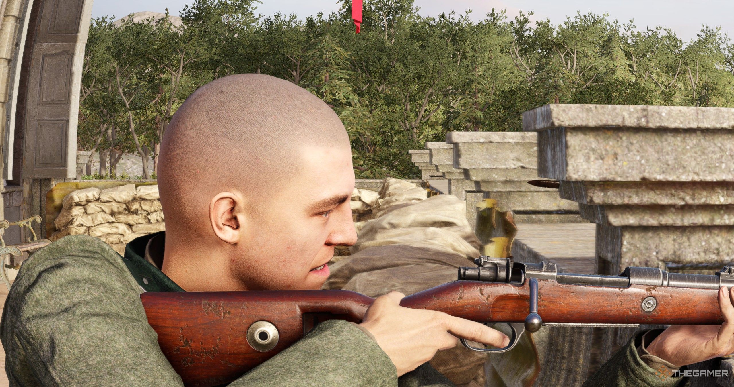 A photo of a Nazi in Sniper Elite: Resistance.