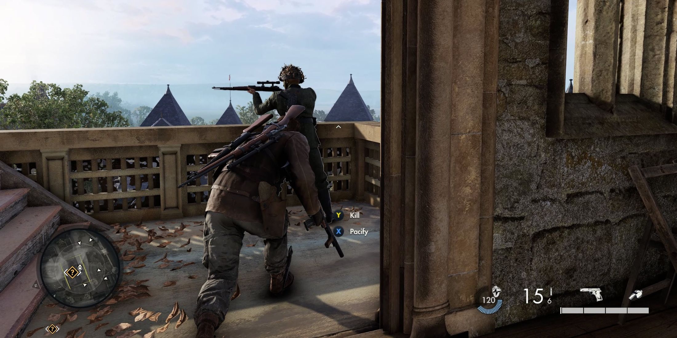 Eliminating Sniper on the Bell Tower Vertigo's Dead Drop Objective Sniper Elite Resistance