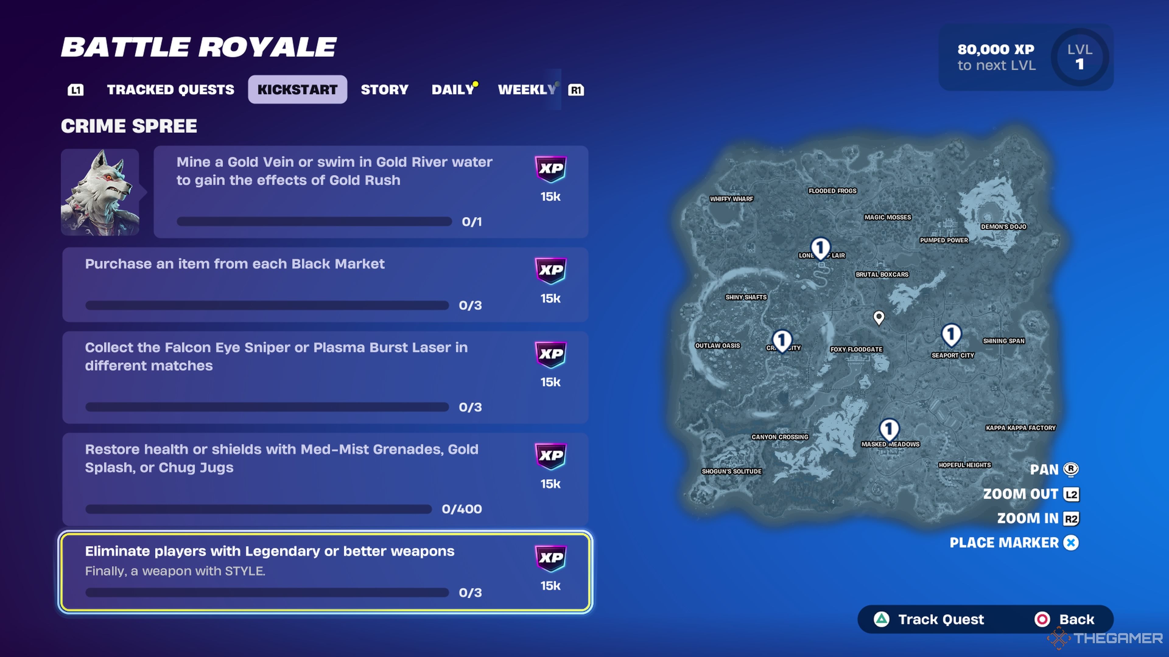 Fortnite Chapter 6 Season 2 Kickstart Quests.