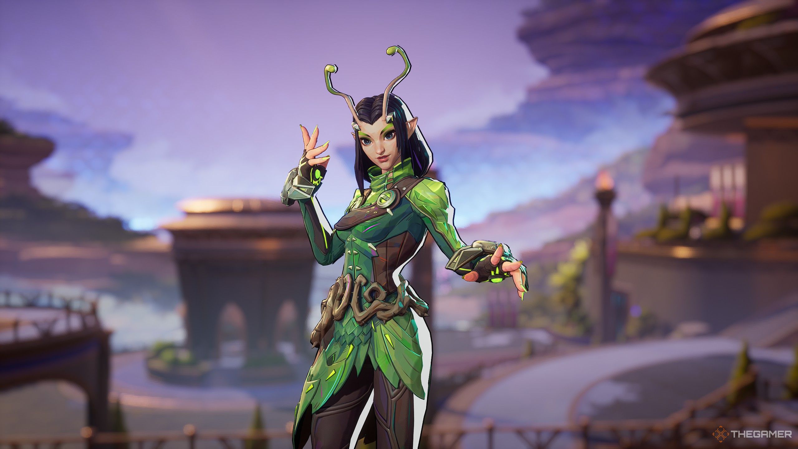 Mantis in the character select screen in Marvel Rivals.