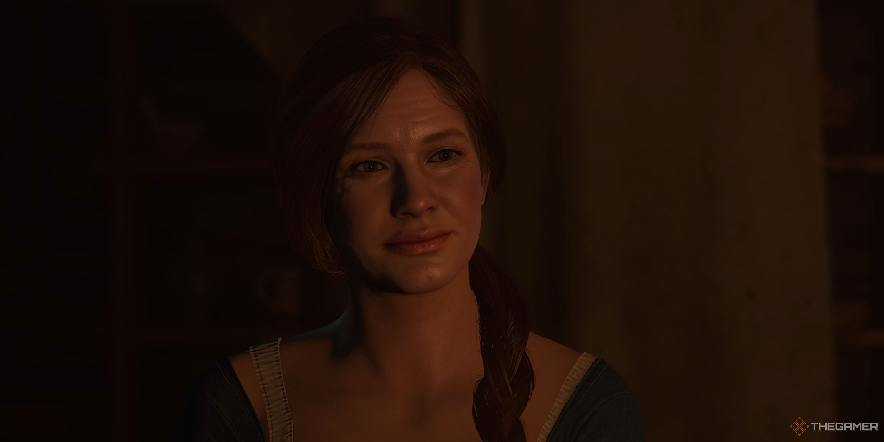 Katherine during a cutscene.