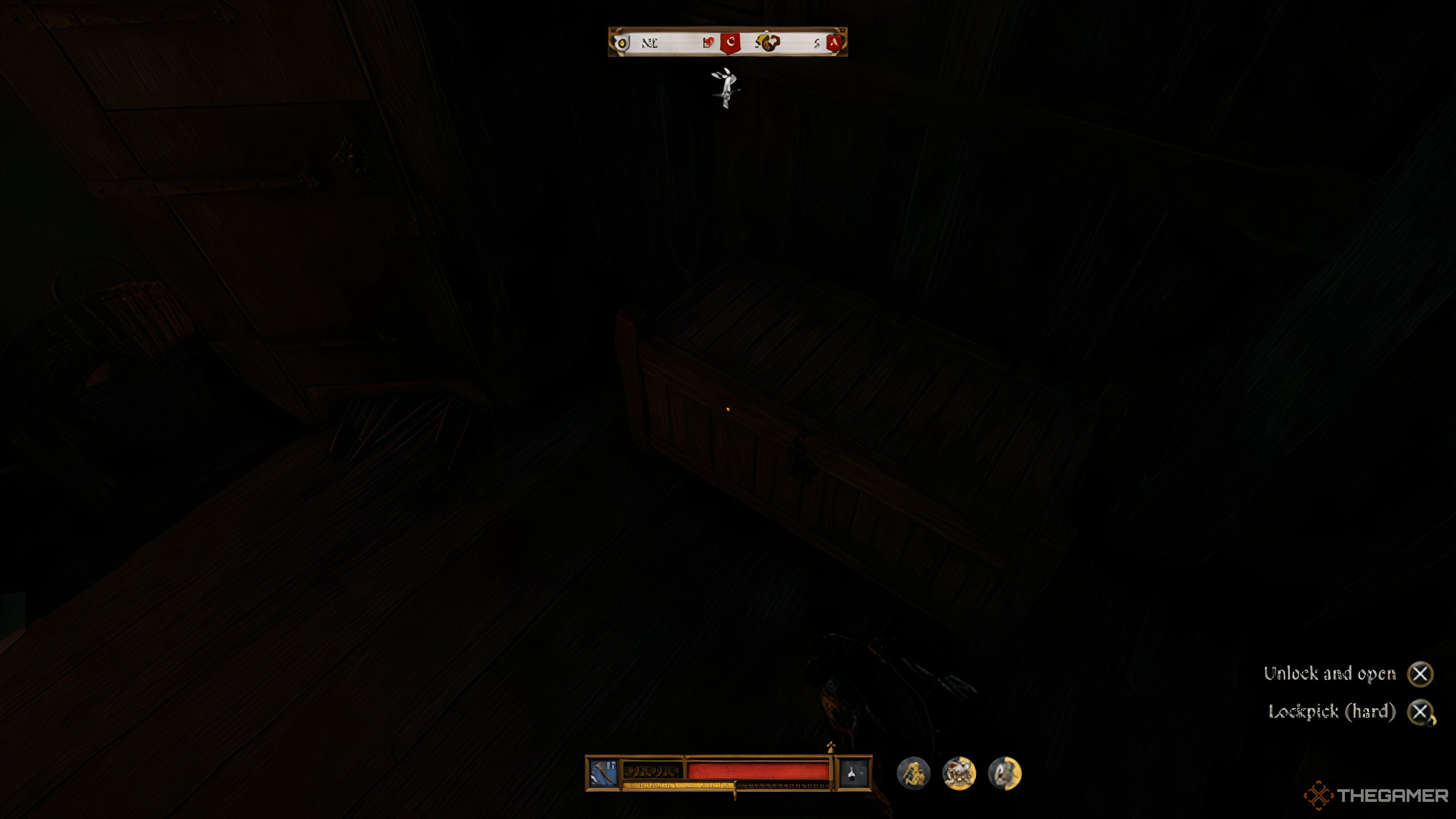 A chest on the floor in Kingdom Come: Deliverance 2.