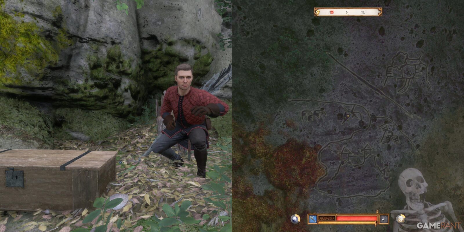 How To Get The Tunnel In The Cliffs Map & Treasure In KCD2