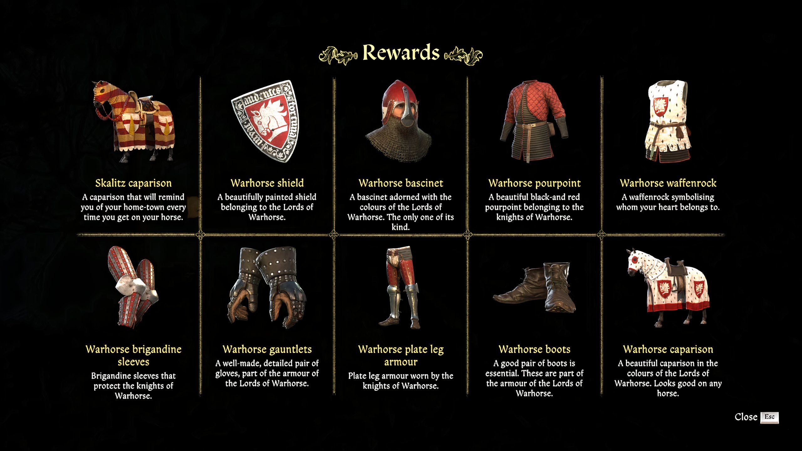 Every Warhorse Armor Piece - Kingdom Come Deliverance 2-1