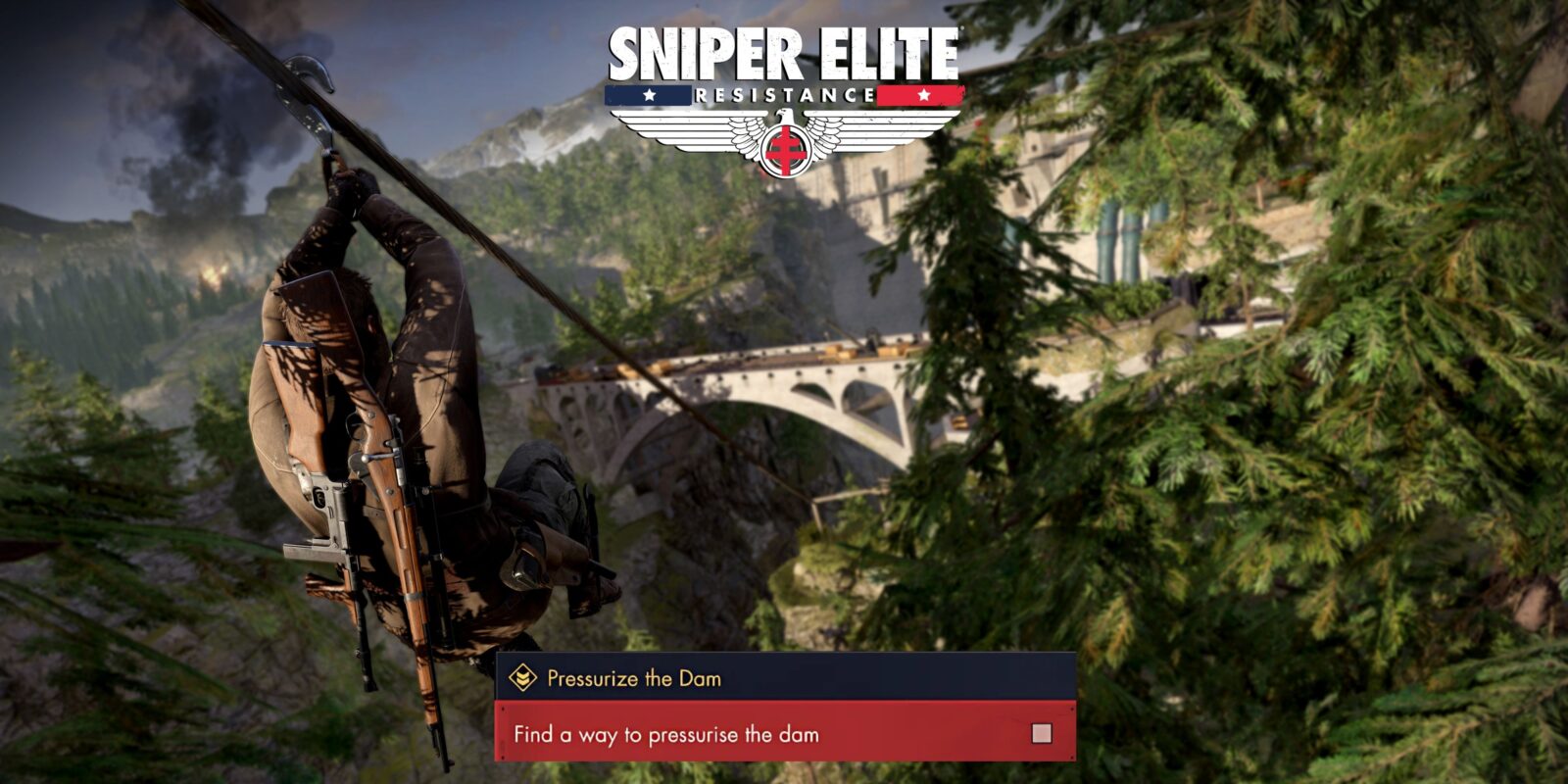 How To Pressurize The Dam In Sniper Elite Resistance (Mission 1)