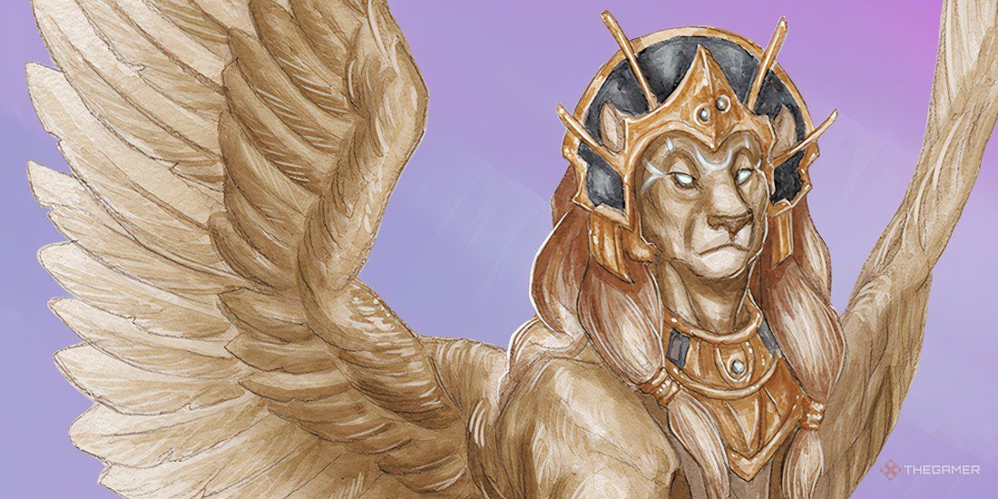 A sphinx from Dungeons & Dragons.