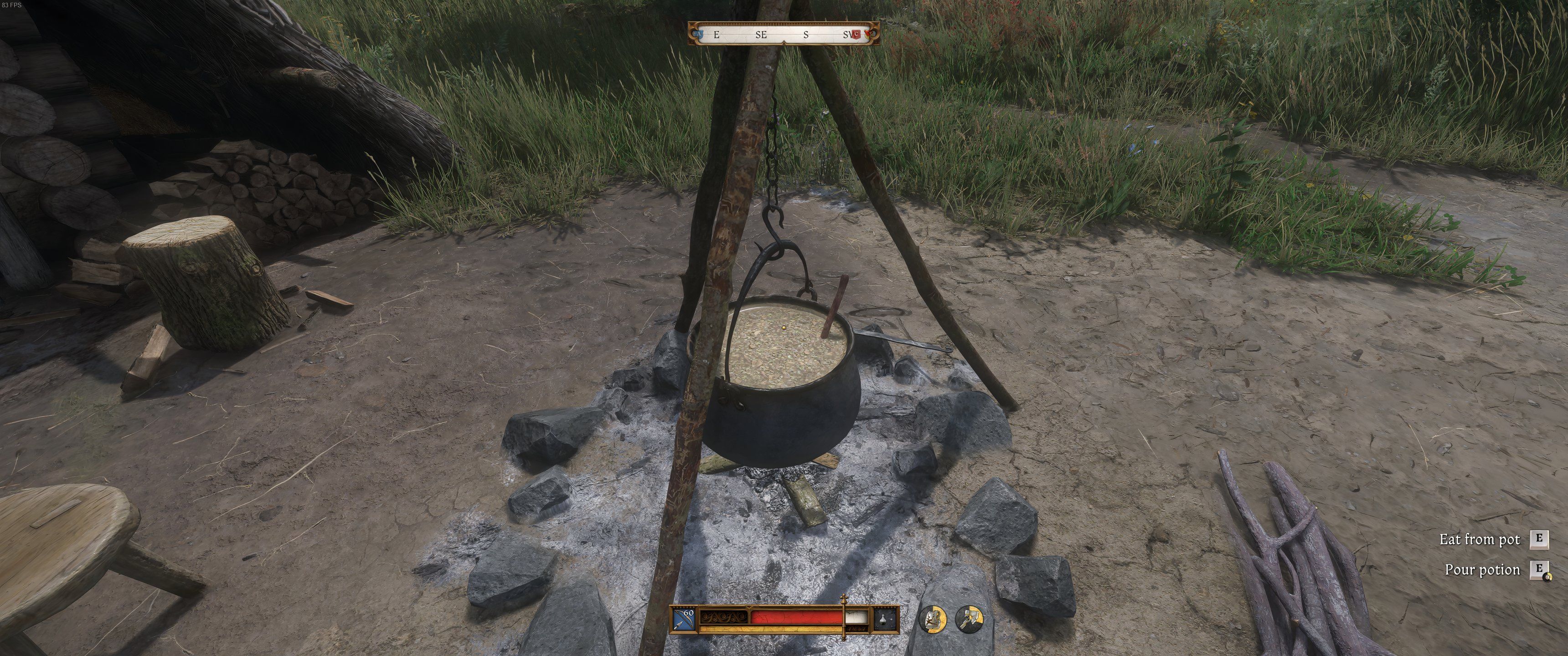 Kingdom Come: Deliverance 2 - An image of a cooking pot that can be poisoned.