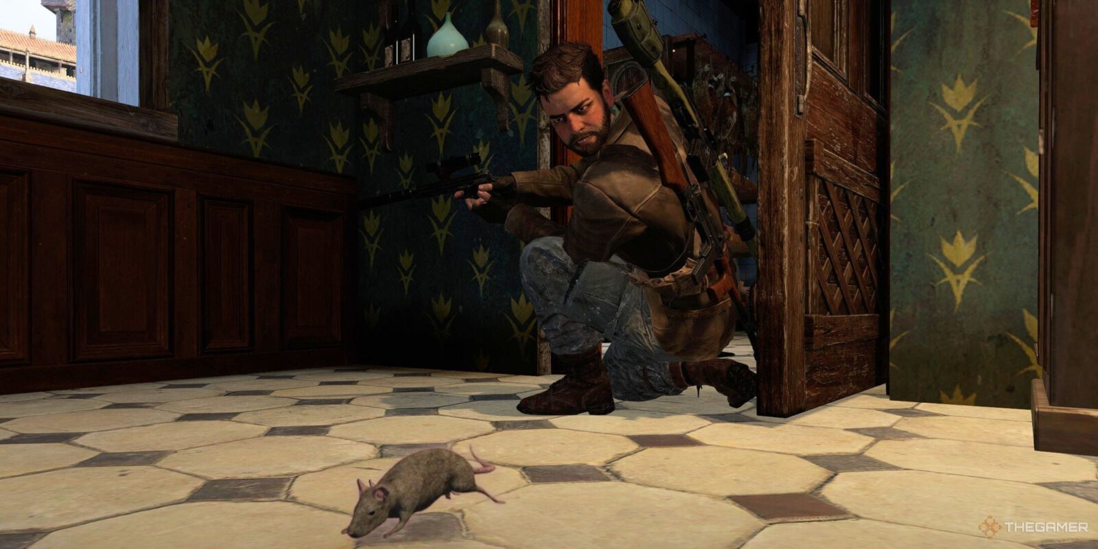 How To Use The Rat Bomb In Dead Drop In Sniper Elite: Resistance.