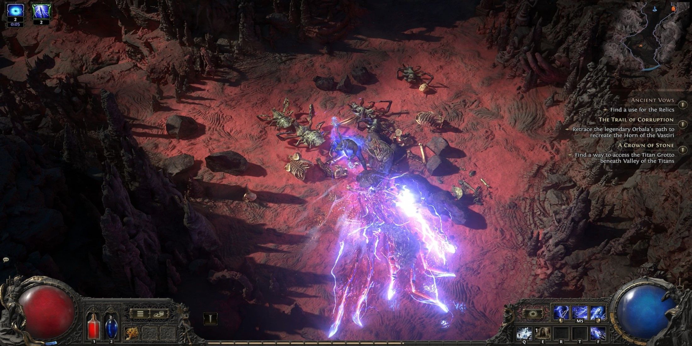 Path of Exile 2 Monk Falling Thunder skill