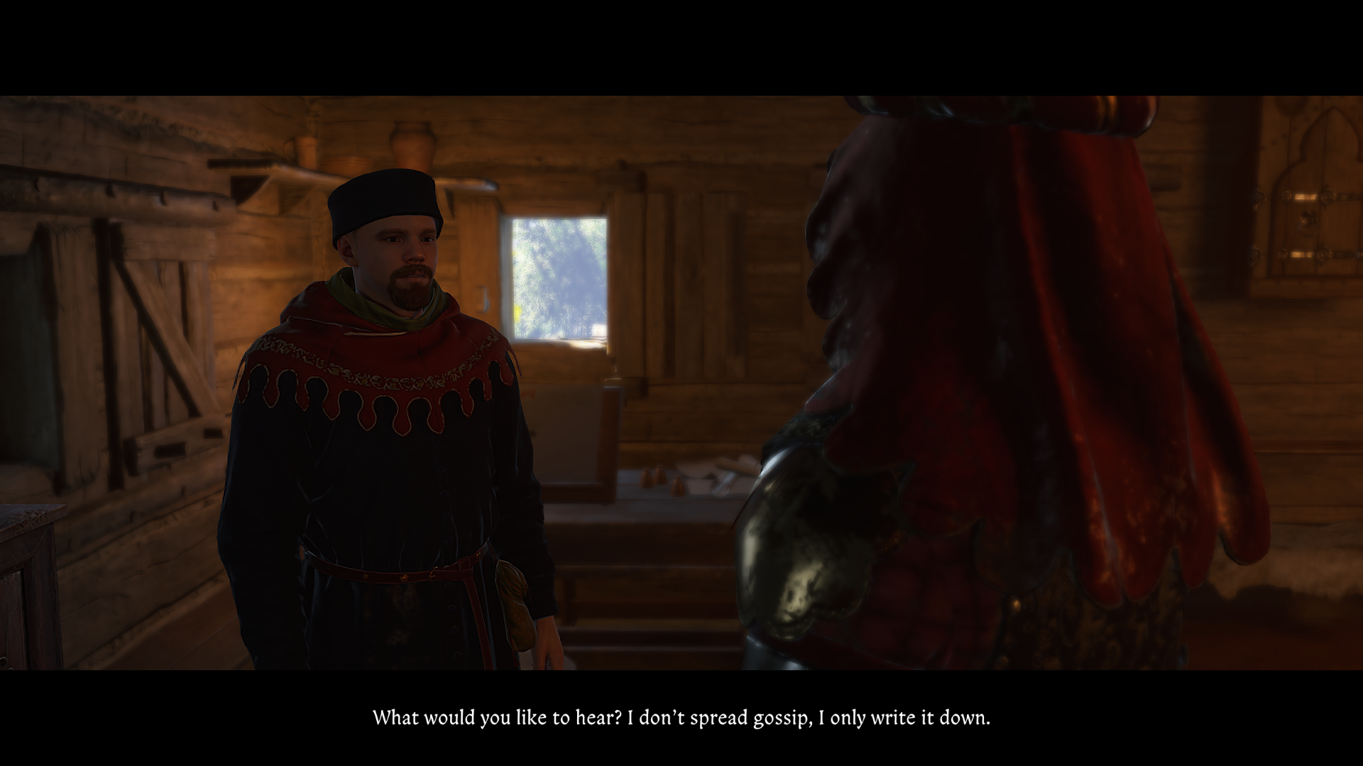 Speaking to Gaibl in KCD2