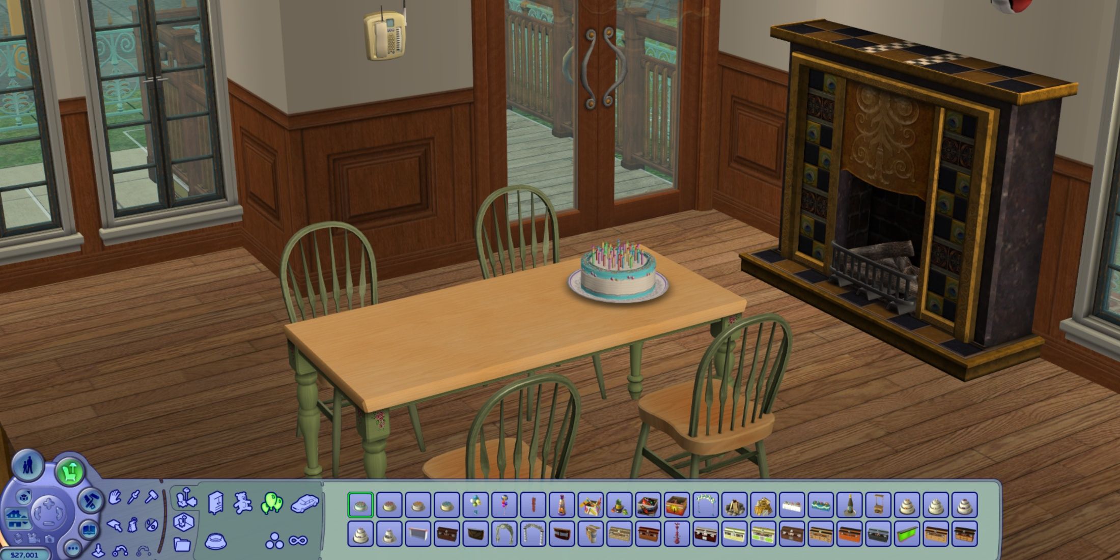 birthday cake build mode the sims 2