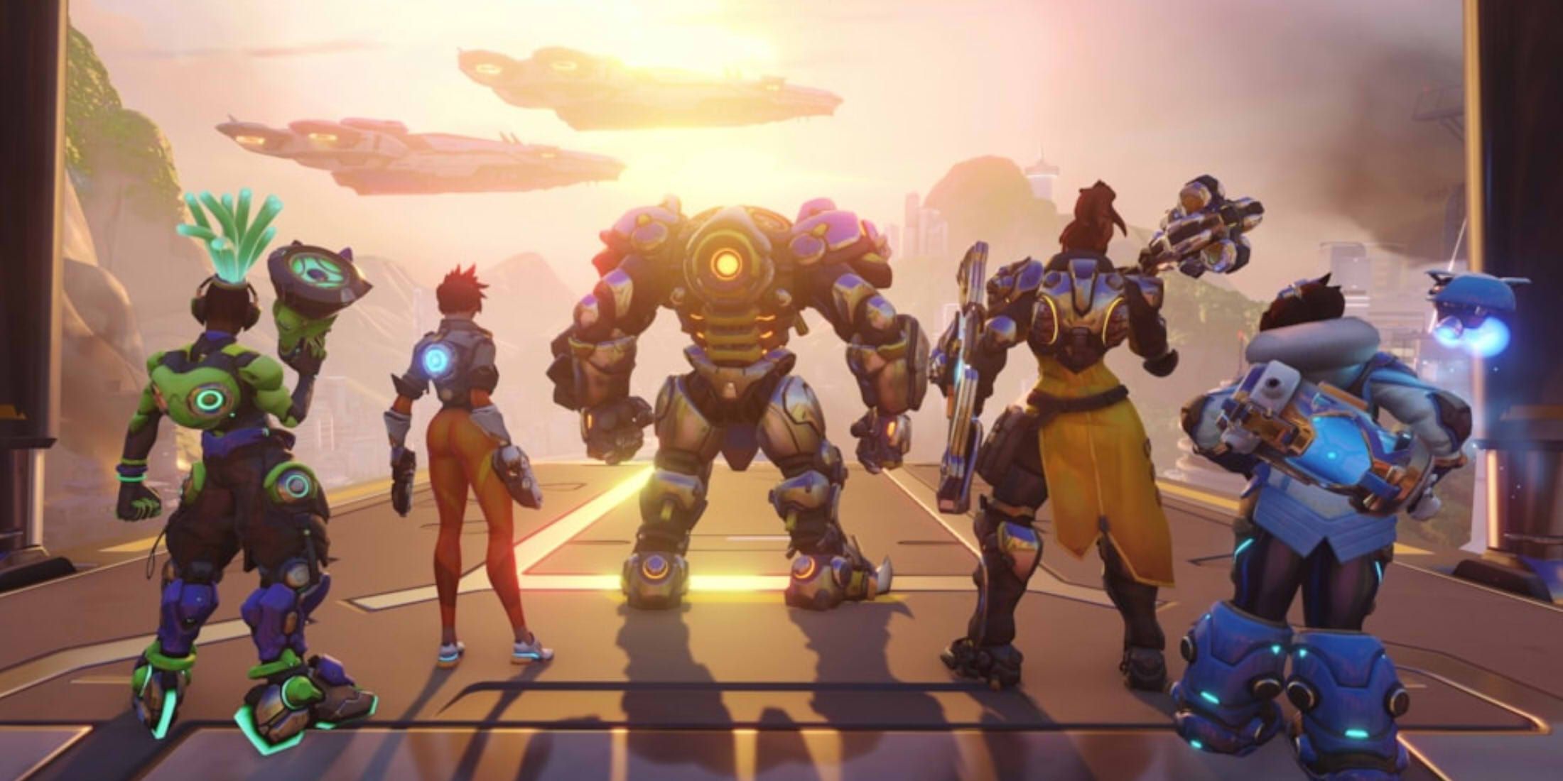 overwatch 2 heroes facing the sun