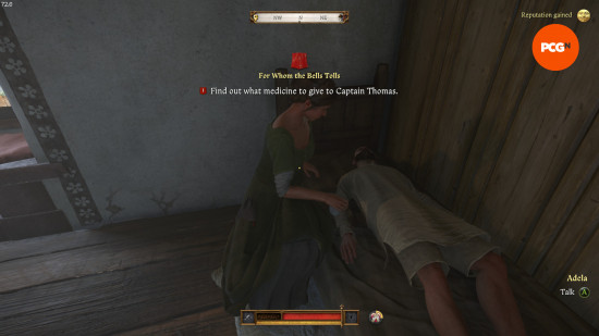 adela taking care of thomas in kingdom come deliverance 2