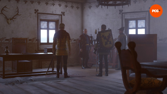 a meeting during the Necessary Evil quest in kingdom come 2