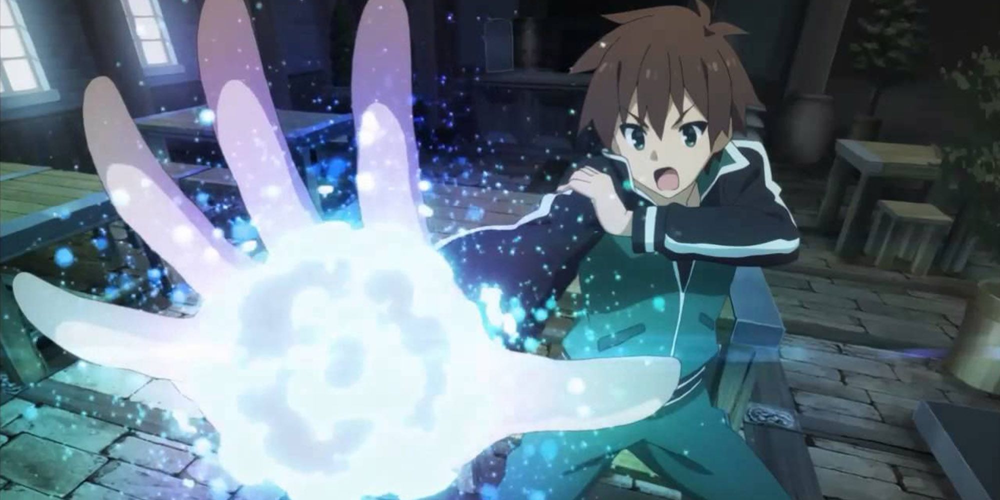 Konosuba - Kazuma Main Character Using Water Magic