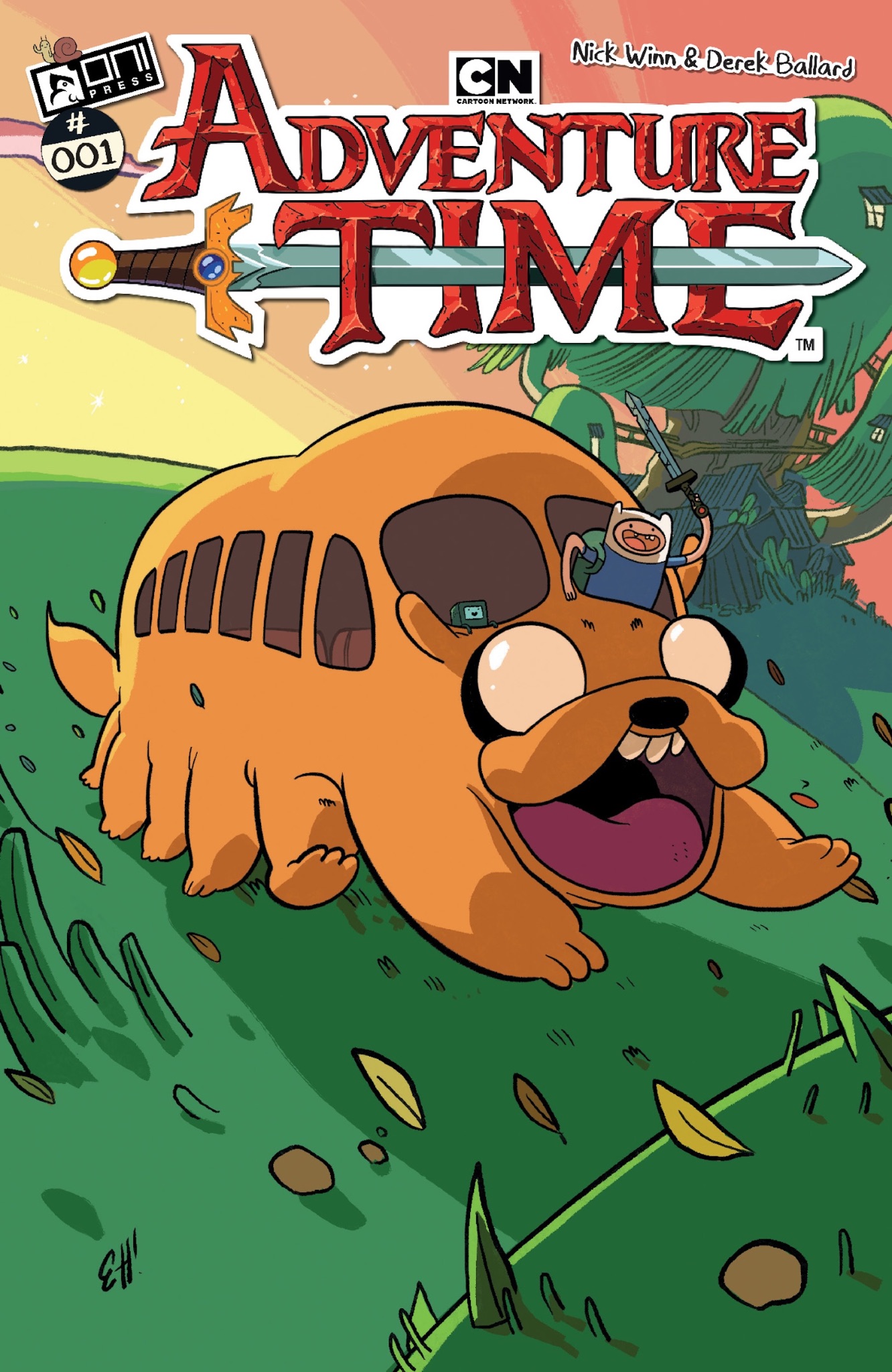 Adventure Time #1 1:50 variant cover by Erica Henderson.