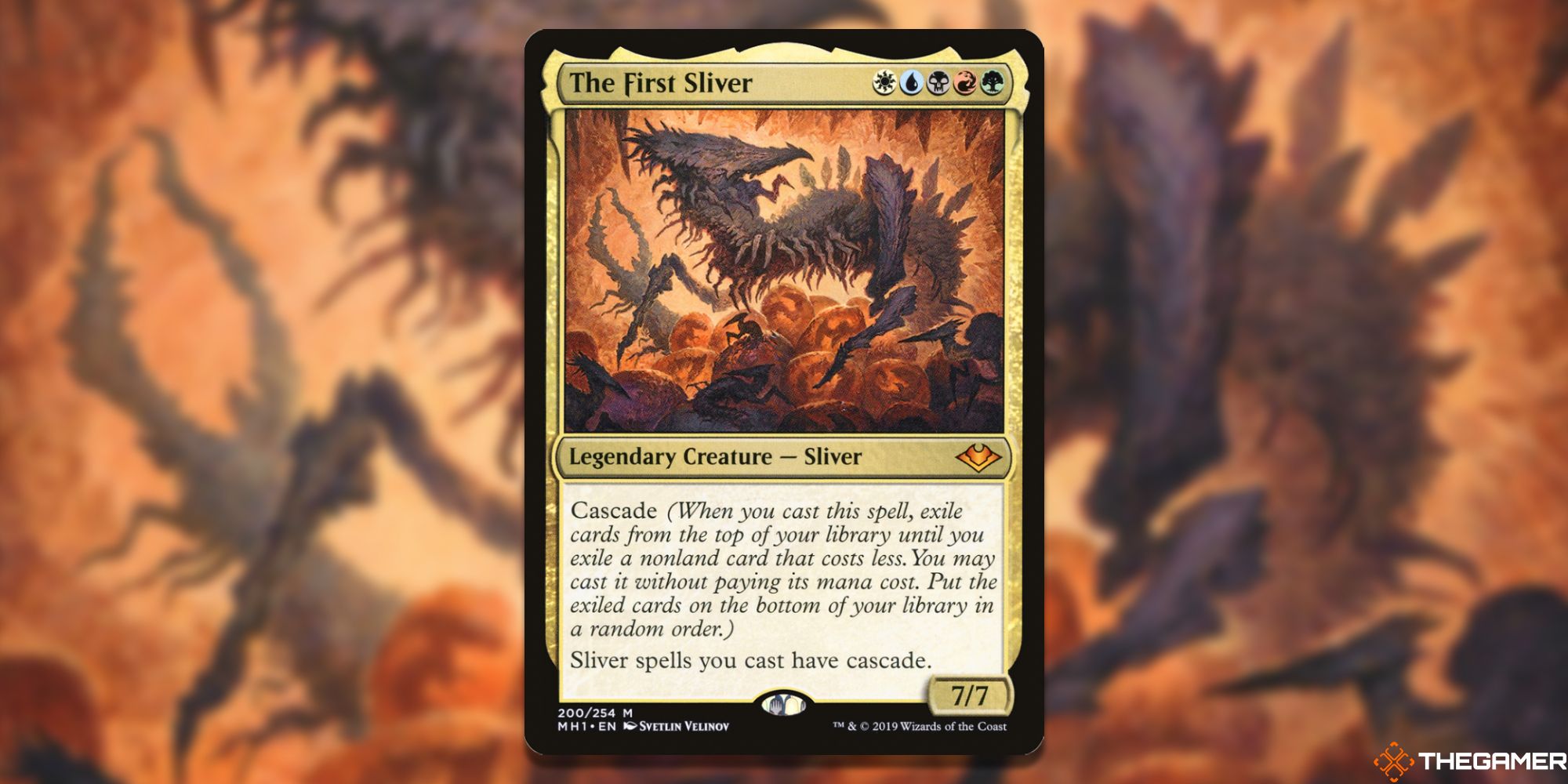 Magic The Gathering The First Sliver card.