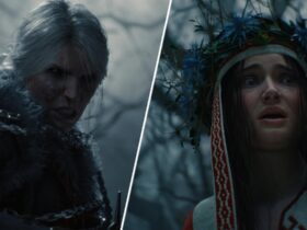 Making The Witcher 4's reveal trailer took a speech Geralt might have given, 14 days of actors fighting pipes, and three days with a real flower hat-wearer running around a forest