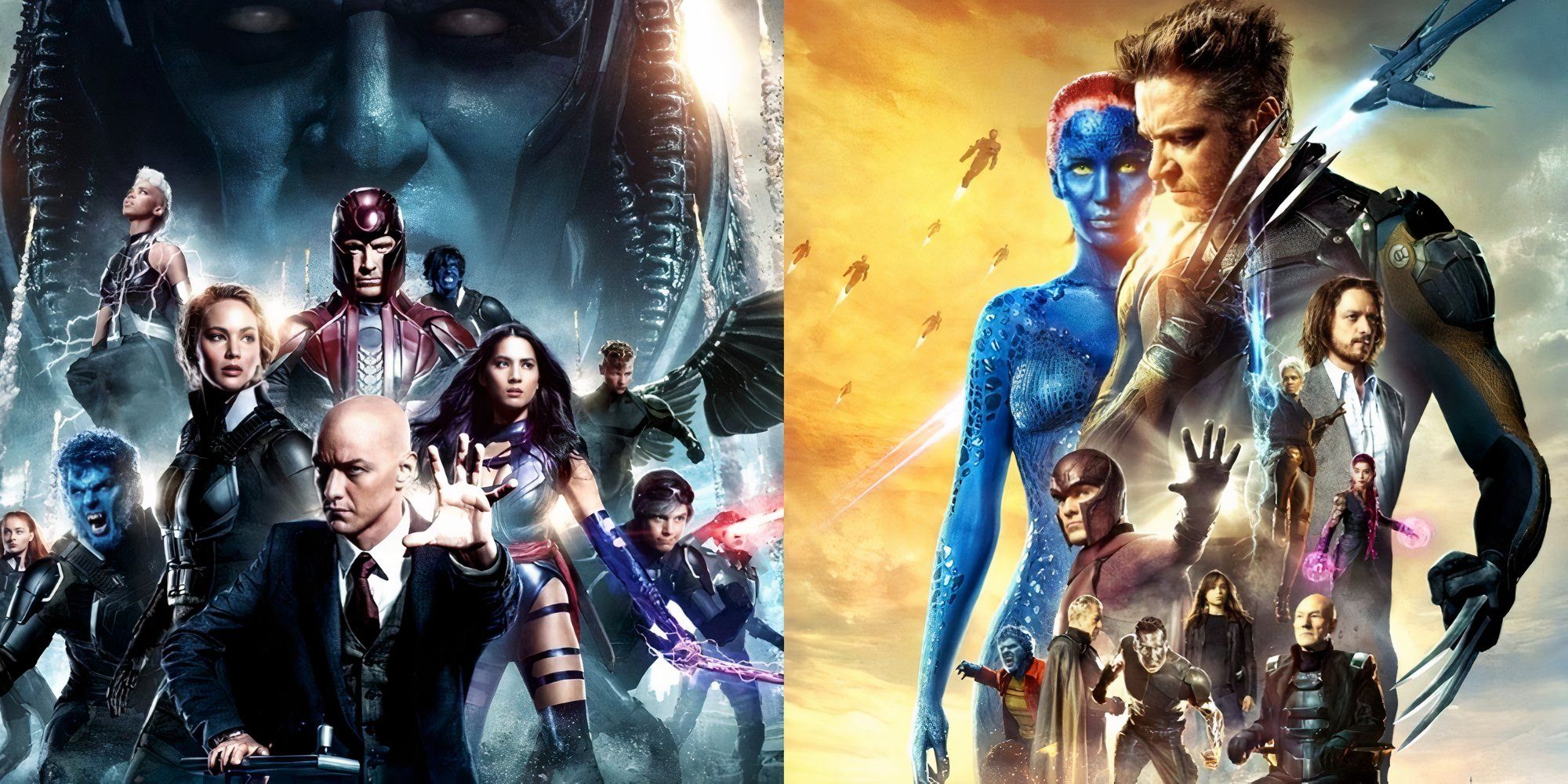 X-Men Apocalypse and Days of Future Past Posters