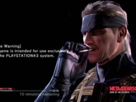 Metal Gear Solid 4's Iconic Install Screen Gets Turned Into an Animated Wallpaper