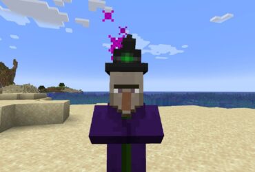 Minecraft Clip Shows Witch Hitting Player With 360 Trickshot