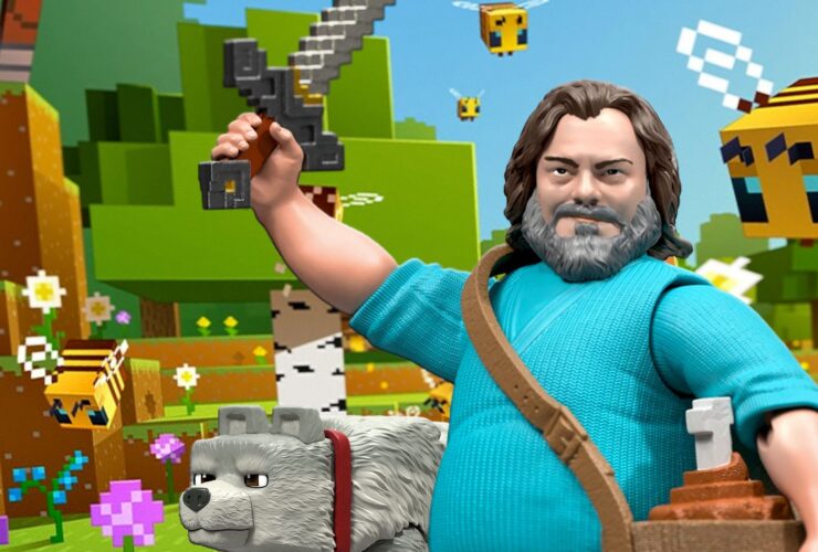 Minecraft Movie's Official Toy Line Includes Multiple Jack Black Action Figures