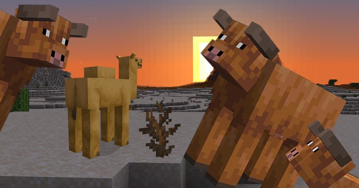 Minecraft now has new cow variants, shrubbery fireflies, and "bush" for public testing