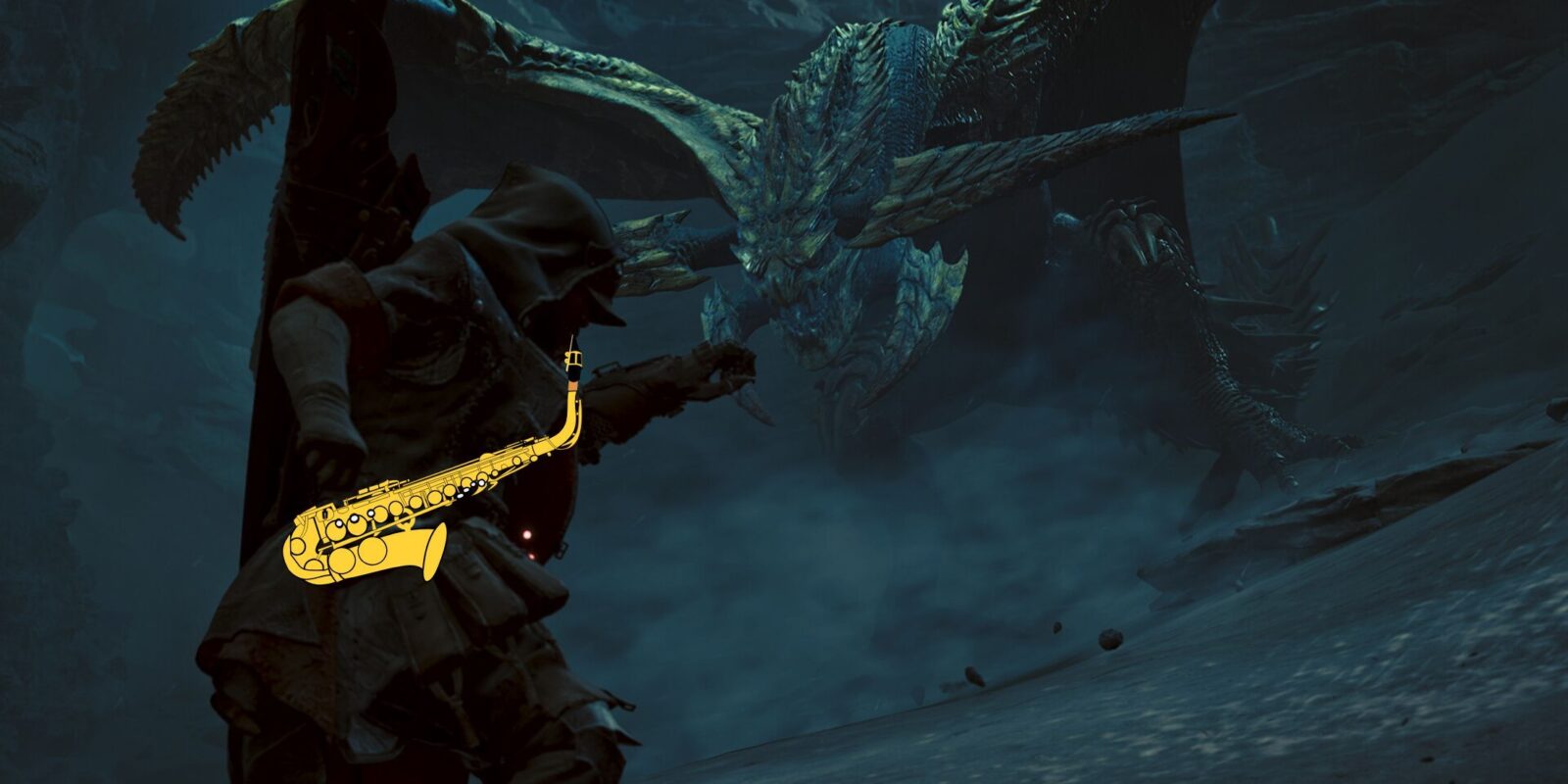 Monster Hunter Wilds Streamer Uses Saxophone as Controller