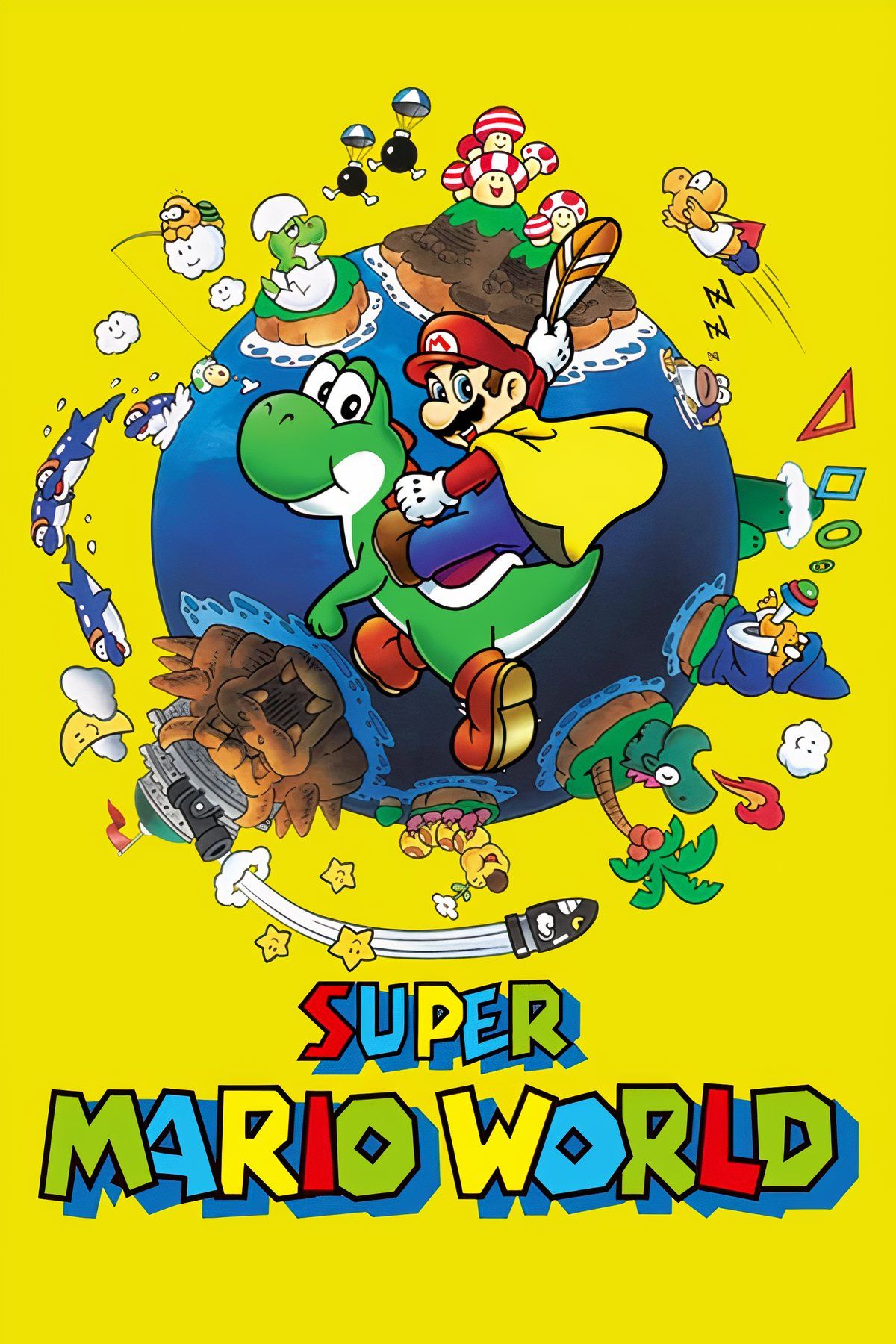 SUPER MARIO WORLD Tag Page Cover Art