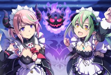 Gal Guardians: Servants of the Dark demon sisters in maid uniforms