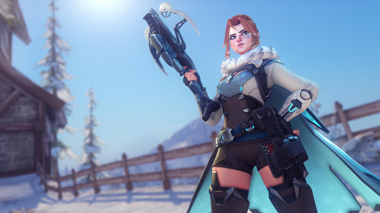 Freya wields and explosive crossbow and a bola launcher that can pull enemies together.