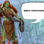 Pathfinder Valentines card for Orcs