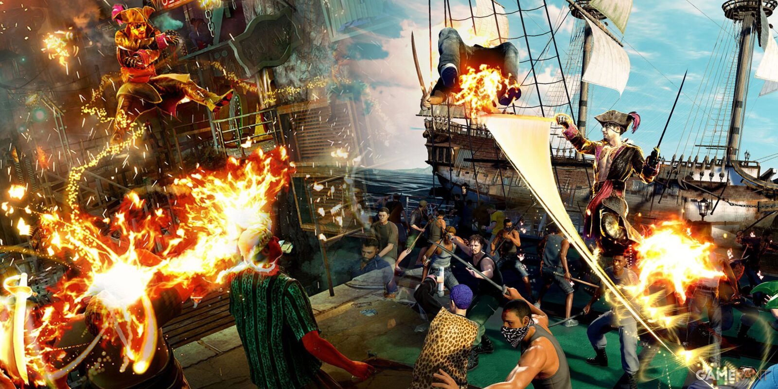 Pirate Yakuza's Large-Scale Battles Make a Case for a 'Warriors' Spin-Off