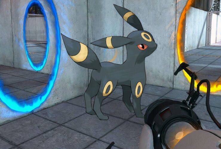 Pokemon Fan Shares Mecha Umbreon with Portal Technology