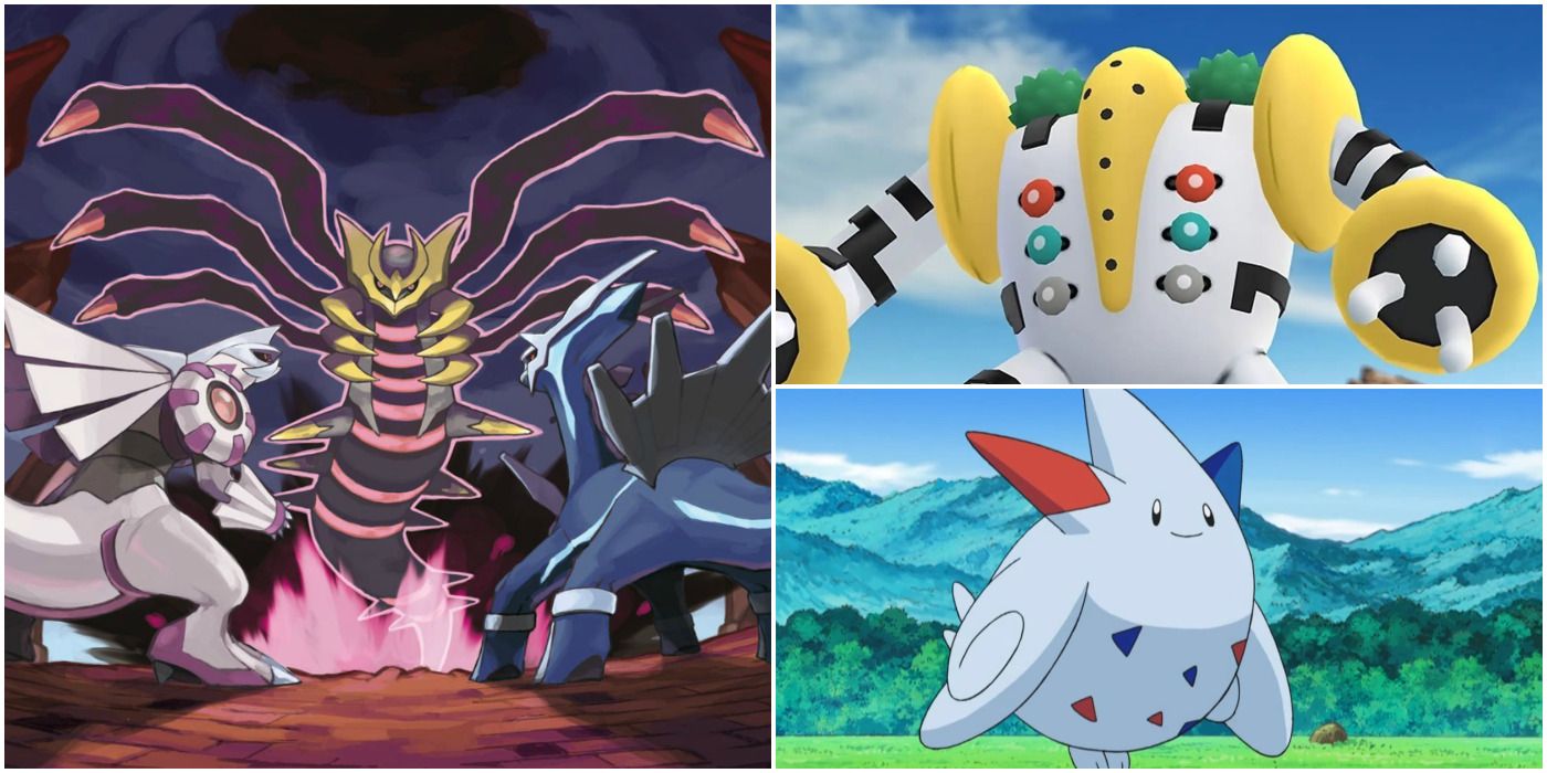 Pokemon Giratina Palkia Dialga Regigigas Togekiss