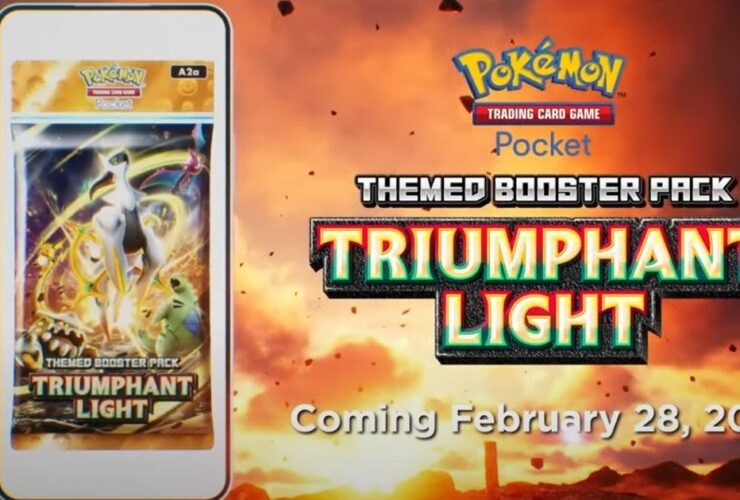 Pokemon TCG Pocket is getting a new pack called Triumphant Light, and it's coming tomorrow