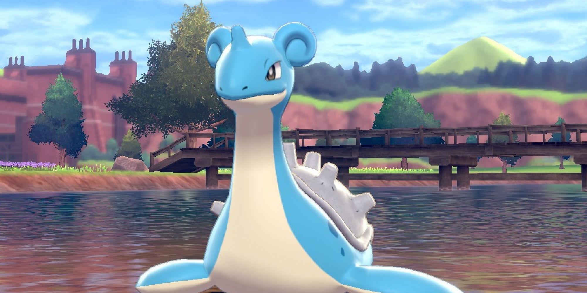 A Screenshot Of Lapras From Pokemon Sword & Shield.