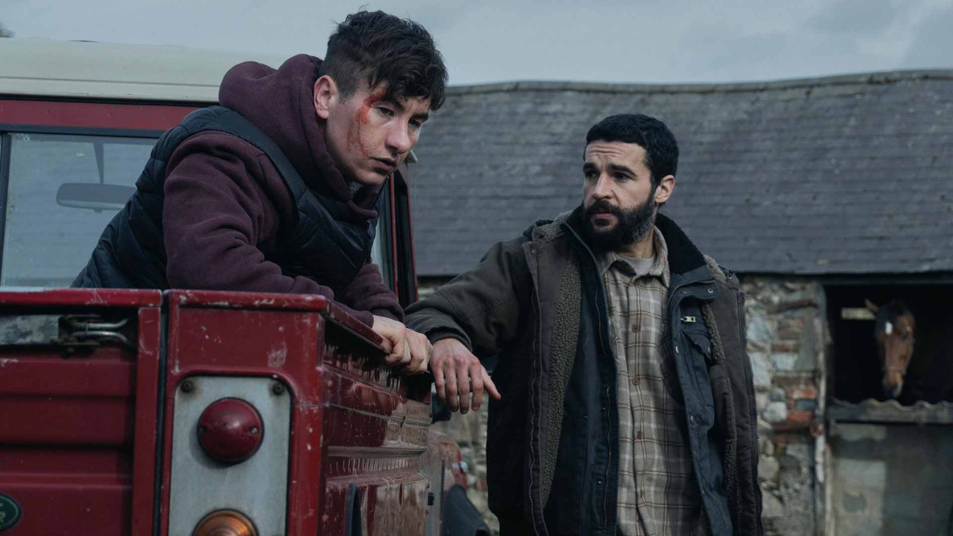 Barry Keoghan and Christopher Abbott in Bring Them Down