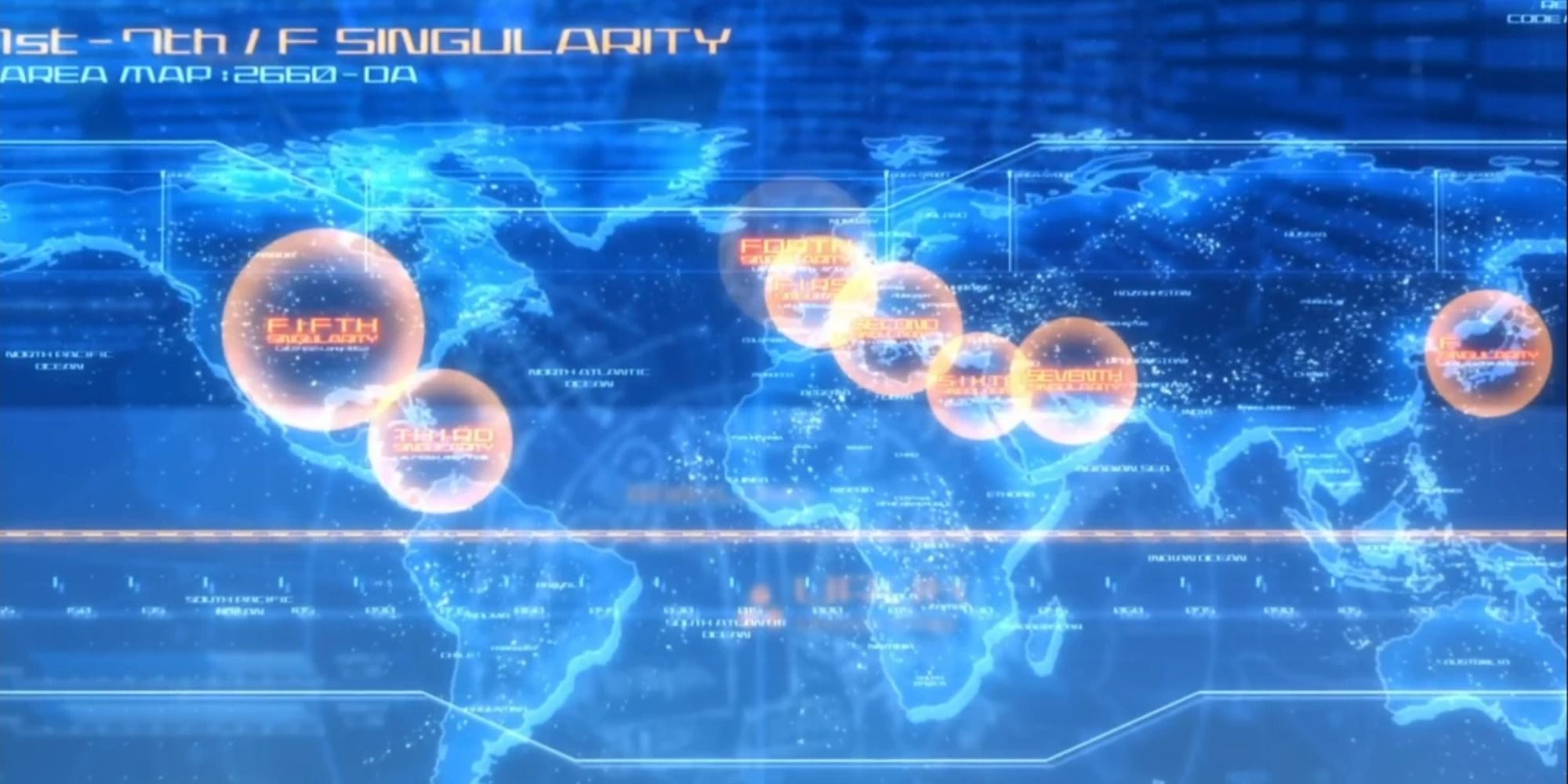 Singularities map