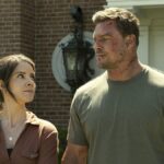 Sonya Cassidy and Alan Ritchson in Reacher season 3