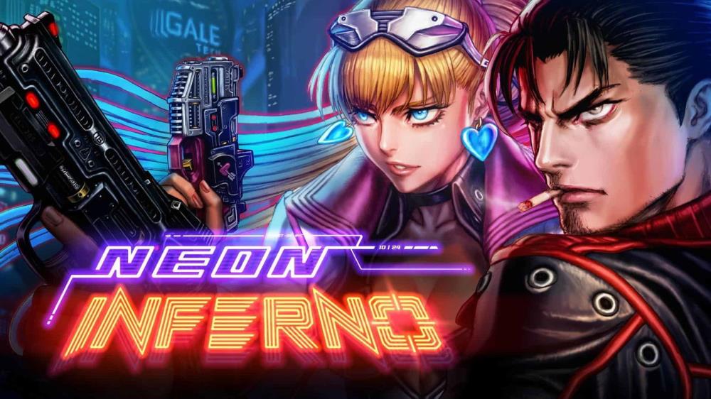 Retro Shooter Neon Inferno Blends Contra and Wild Guns Action