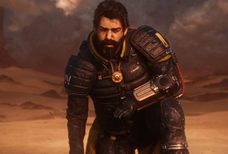 A screenshot of Arjun during the new game Saros.