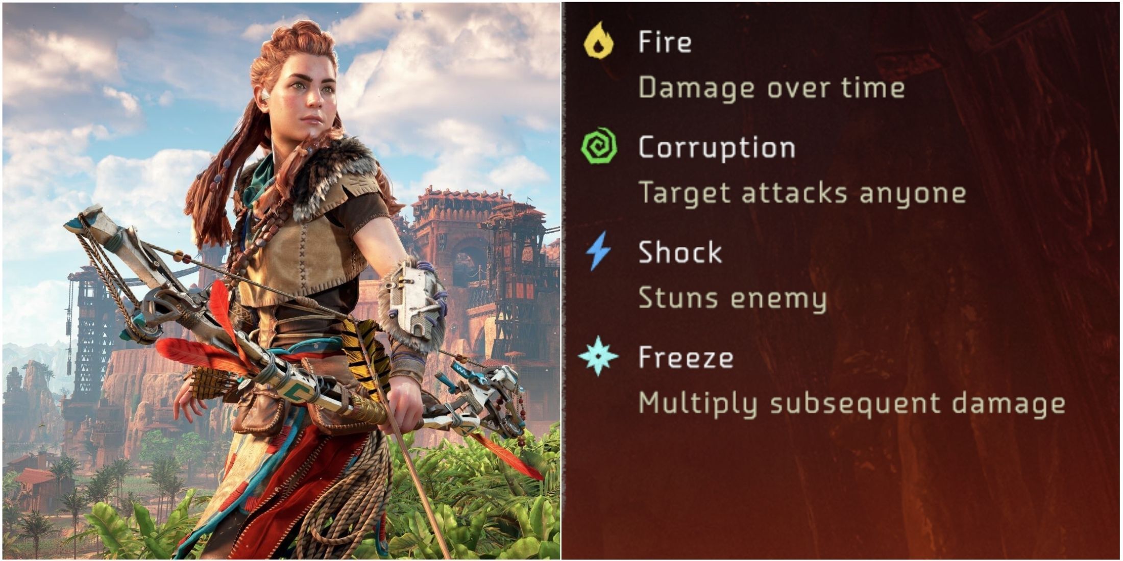 horizon zero dawn status effect