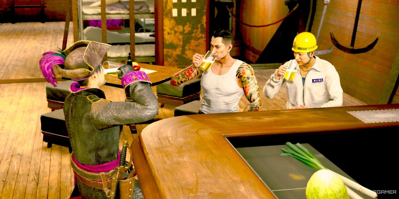 Should You Drink With Minami & Nishida In Like A Dragon: Pirate Yakuza In Hawaii?