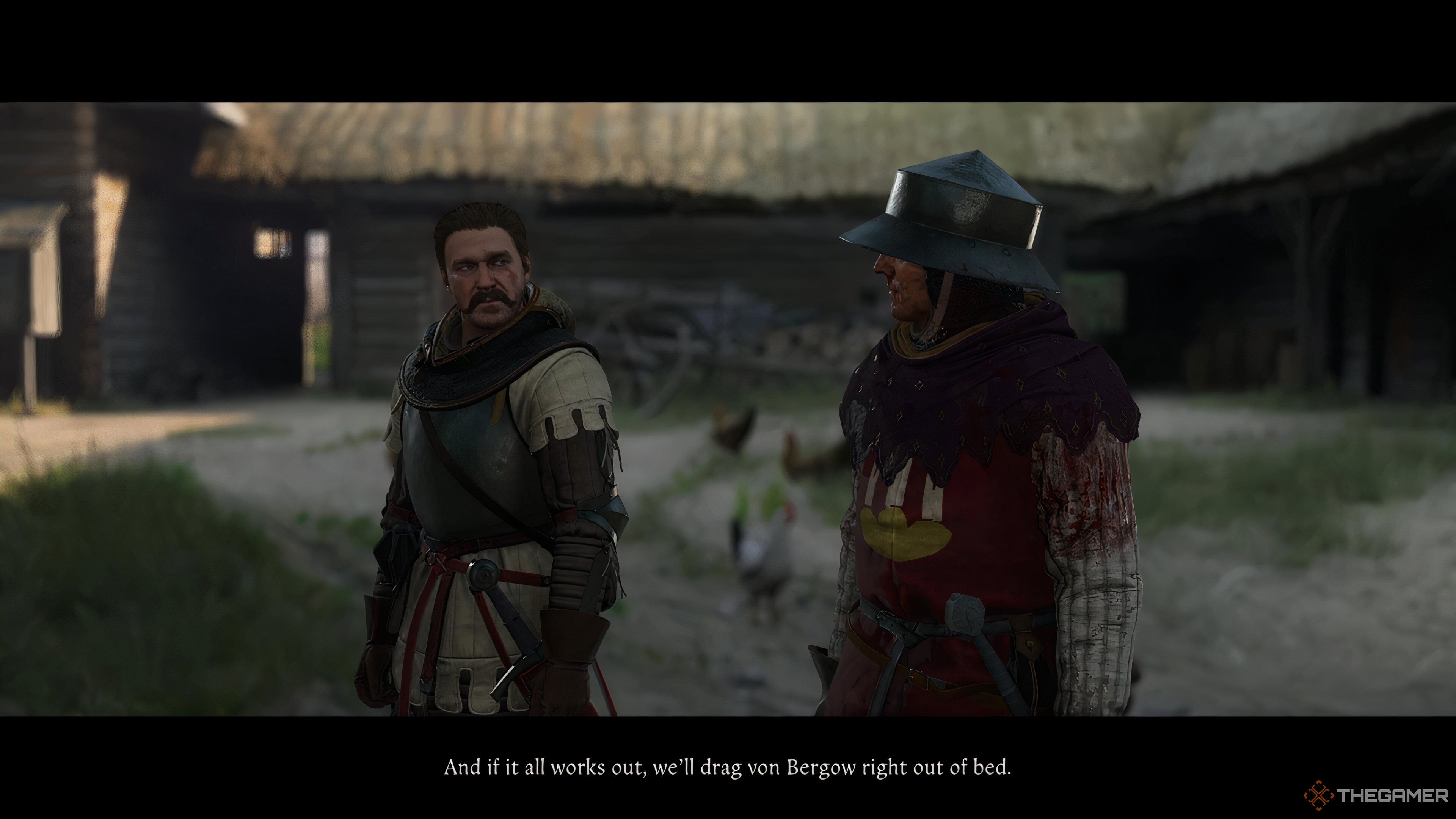 Henry and Zizka talking in Kingdom Come: Deliverance 2.