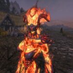 Skyrim Flame Atronach Explodes at the Most Cinematic Time Possible