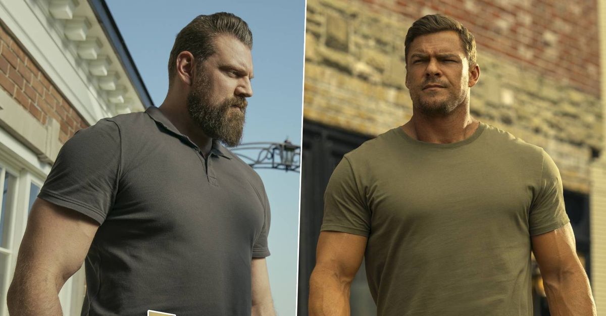 Star Alan Ritchson says he's glad Reacher meets his match in season 3 because he’s not like other actors who want their character to be invincible: "What kind of fun is that for audiences?"