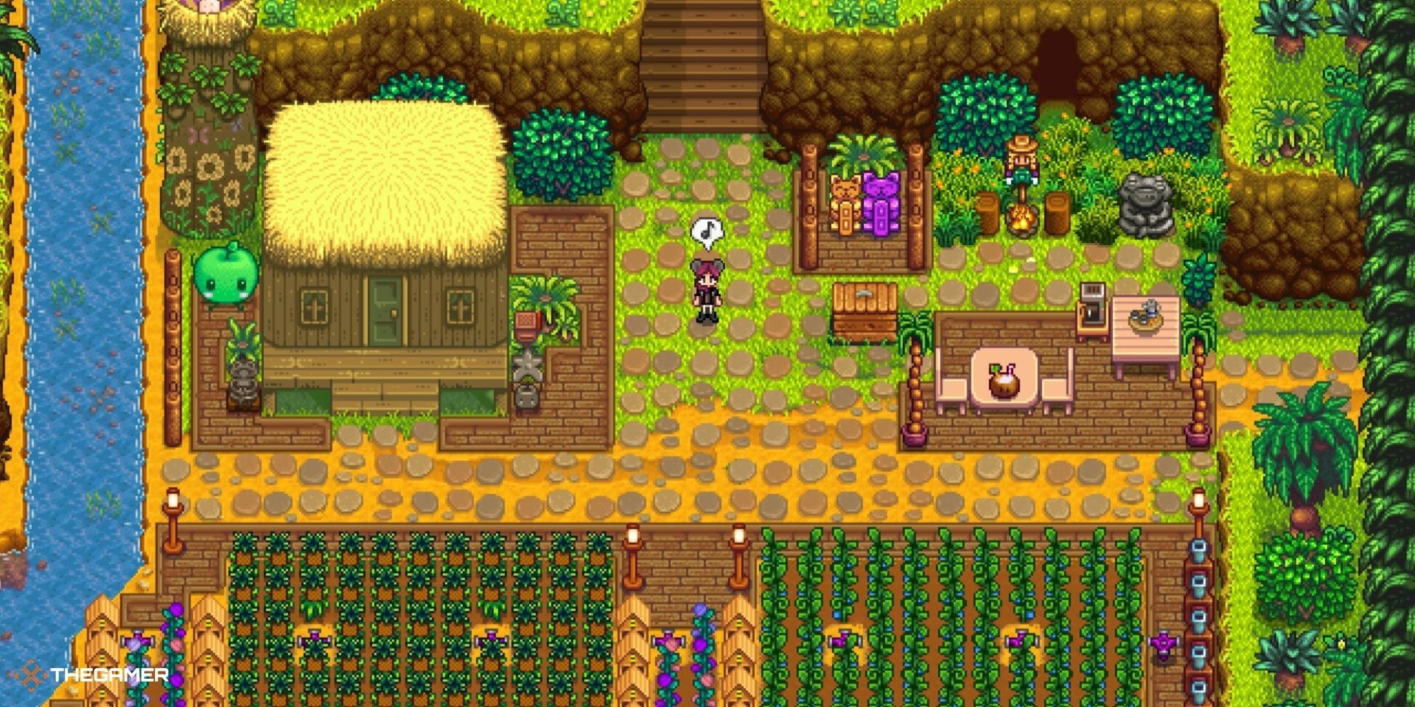 ginger island farm grow crops year round how to make money stardew valley guide