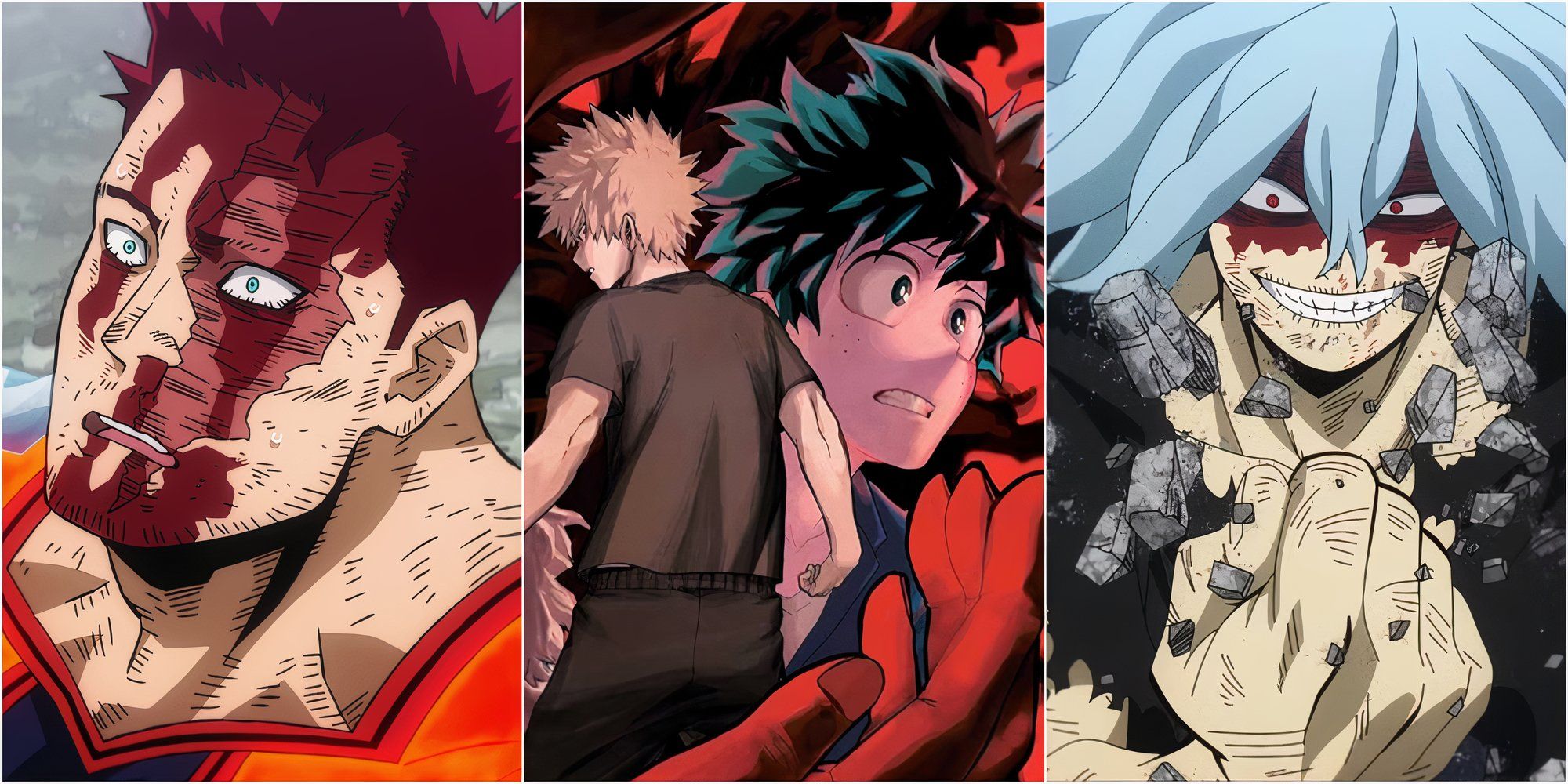 Endeavor, Deku, Shigaraki